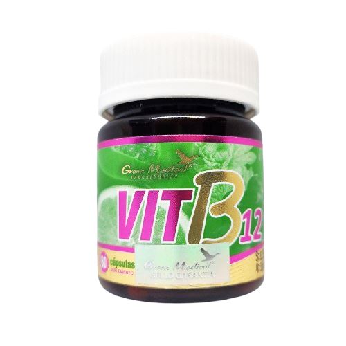Vitamina B12 x 60 cápsulas Green medical